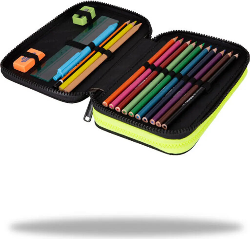 Trousse Double Jumper 2 Gradient Lemon Coolpack E66510/F avec Accessoires - 5