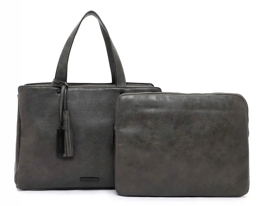 Sac business SURI FREY Celly gris foncé idéal pour ordinateur portable