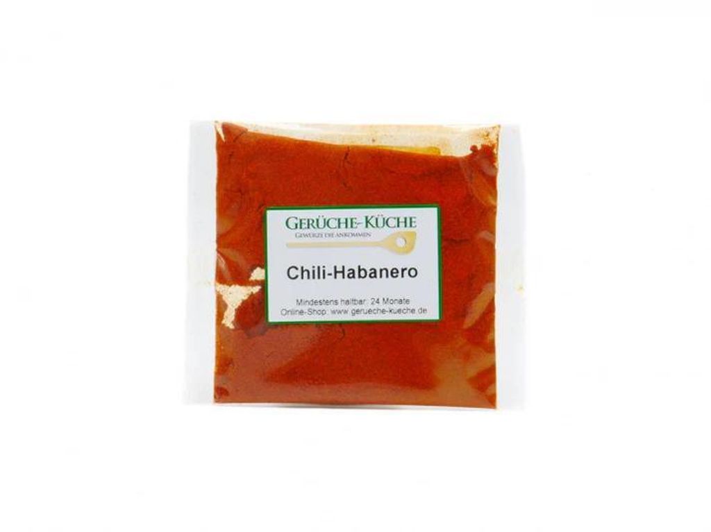 Chili Habanero (gemahlen) - scharfes Chilipulver - Produktbild 