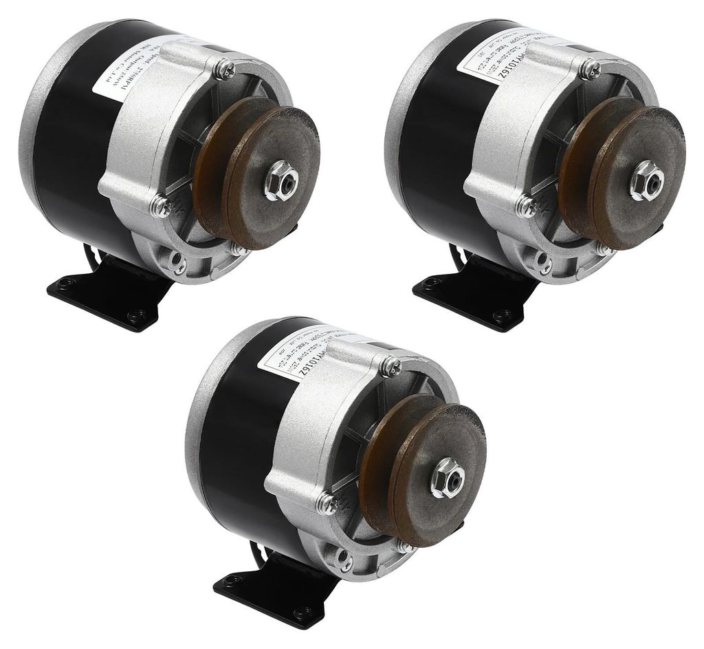 Bürsten-Gleichstrom-Getriebemotor - MY1016Z - 24V - 2750 U/min - Riemenscheibe - Kupferspule - Für E-Scooter, E-Bike, Dreirad