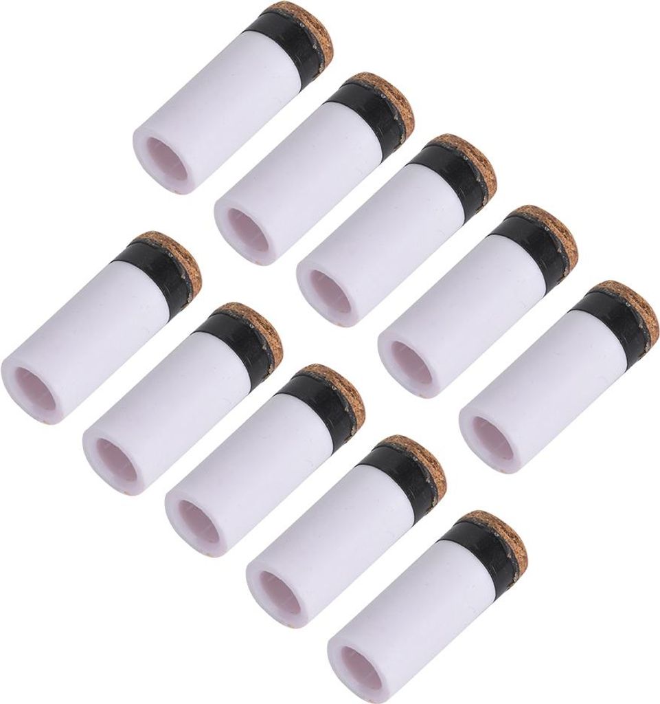 10pcs Snooker Pool Cue Pole Tipp Billard Stab Stabersatz Teile Reparaturwerkzeug Lieferungen Zubehör12mm