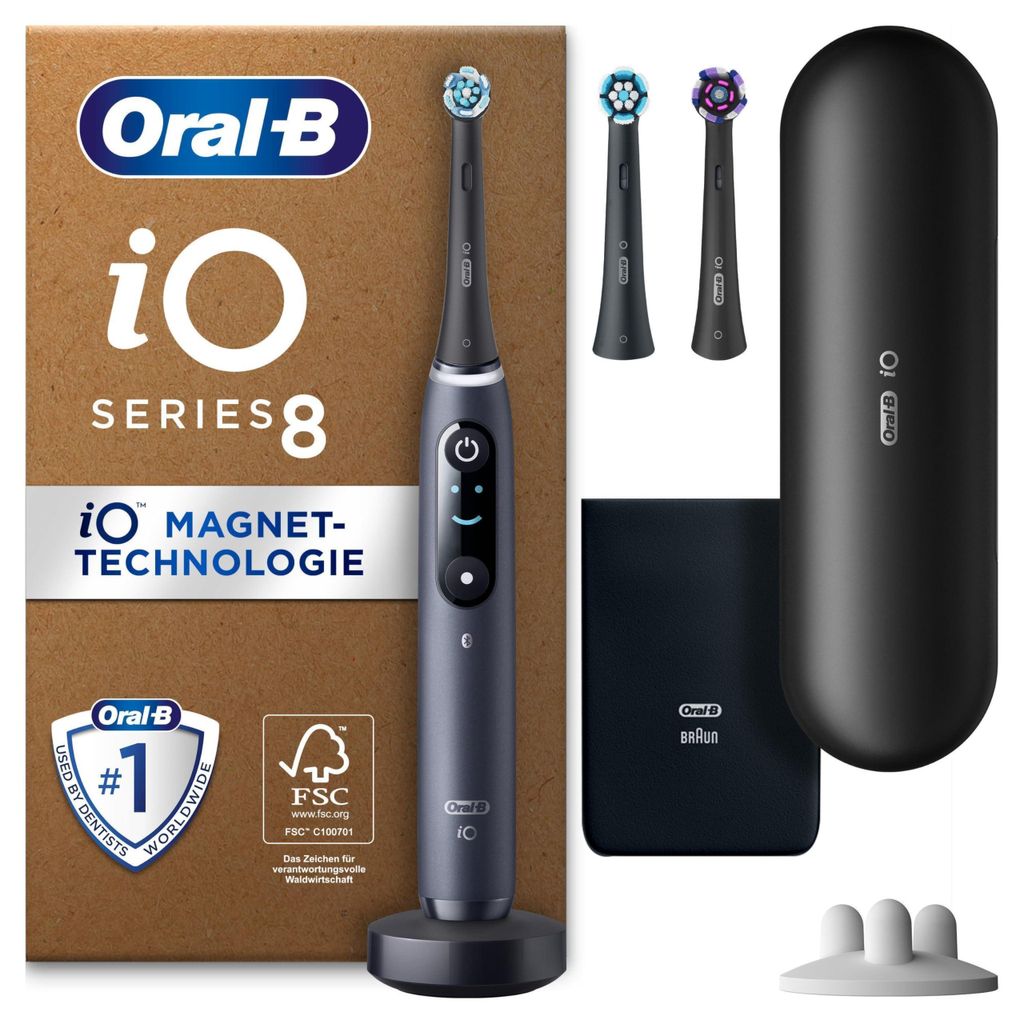 Braun Oral-B iO Series 8 Plus Edition Black Onyx Produktbild 
