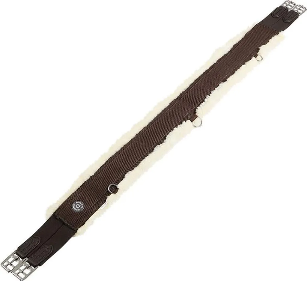 Sangle de selle anatomique marron Equestro Candice pour le CSO