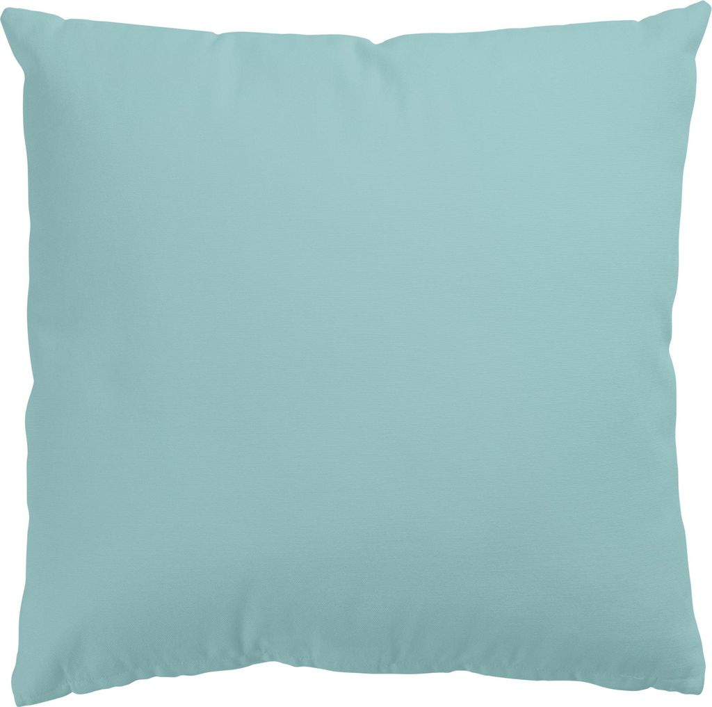 Dekokissen mit Motiv drinnen / Indoor Zierkissen Samt waschbar Design türkis Unifarben Sofakissen ohne Füllung