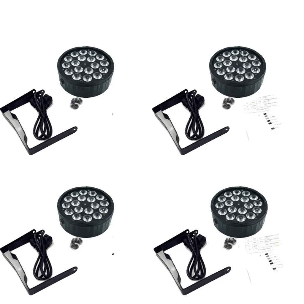 Projecteur LED RGBWA UV 100W pour éviter les ombres avec spectre 6-en-1