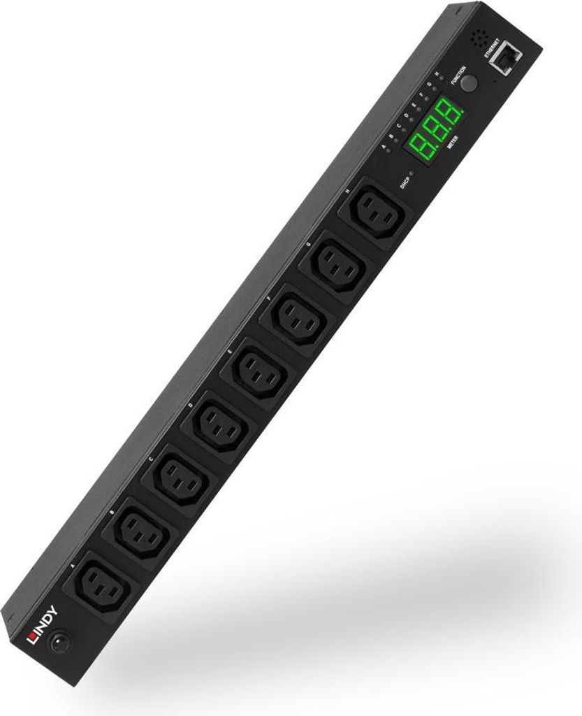Lindy IP Power Switch Classic 8 - Power Control Unit (Rack - einbaufähig)