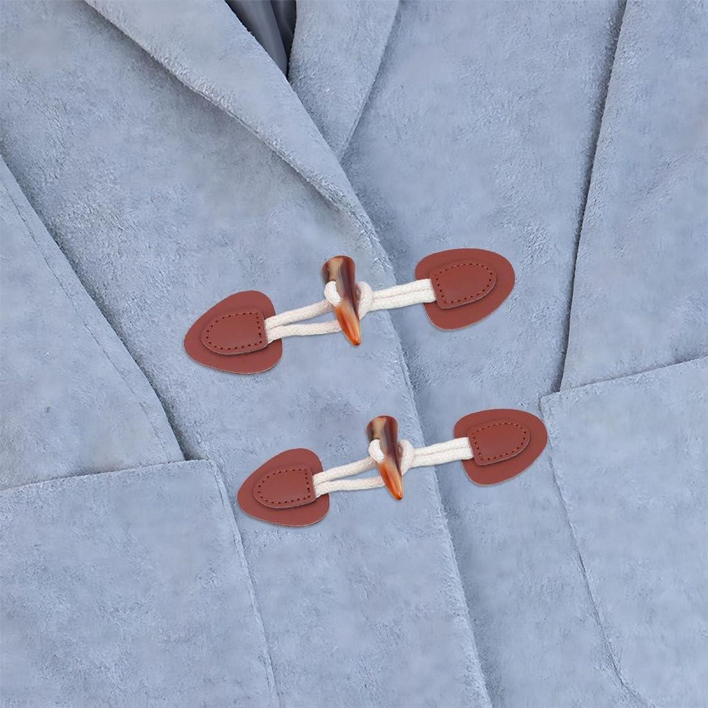 Ersatzknöpfe für Pullover, Rucksack und Mantel - Set von 4 Stück in Schwarz