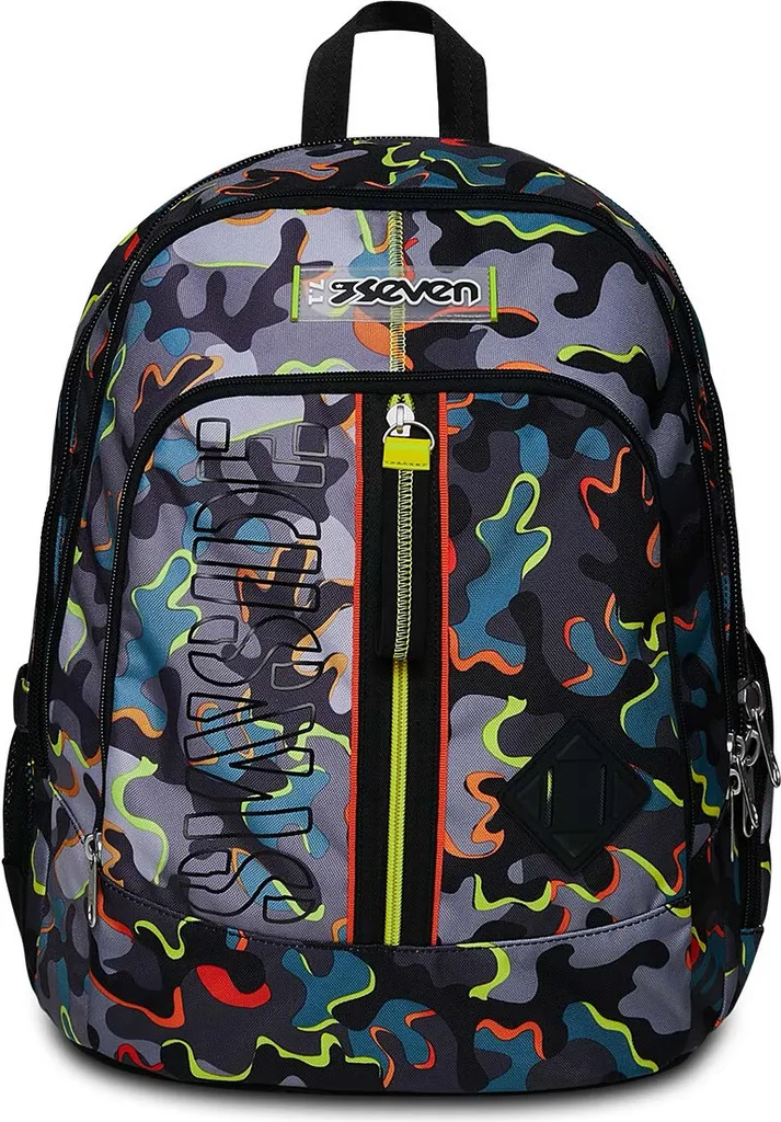 Sac à dos Seven Multicolore avec dos ergonomique en Polyester durable