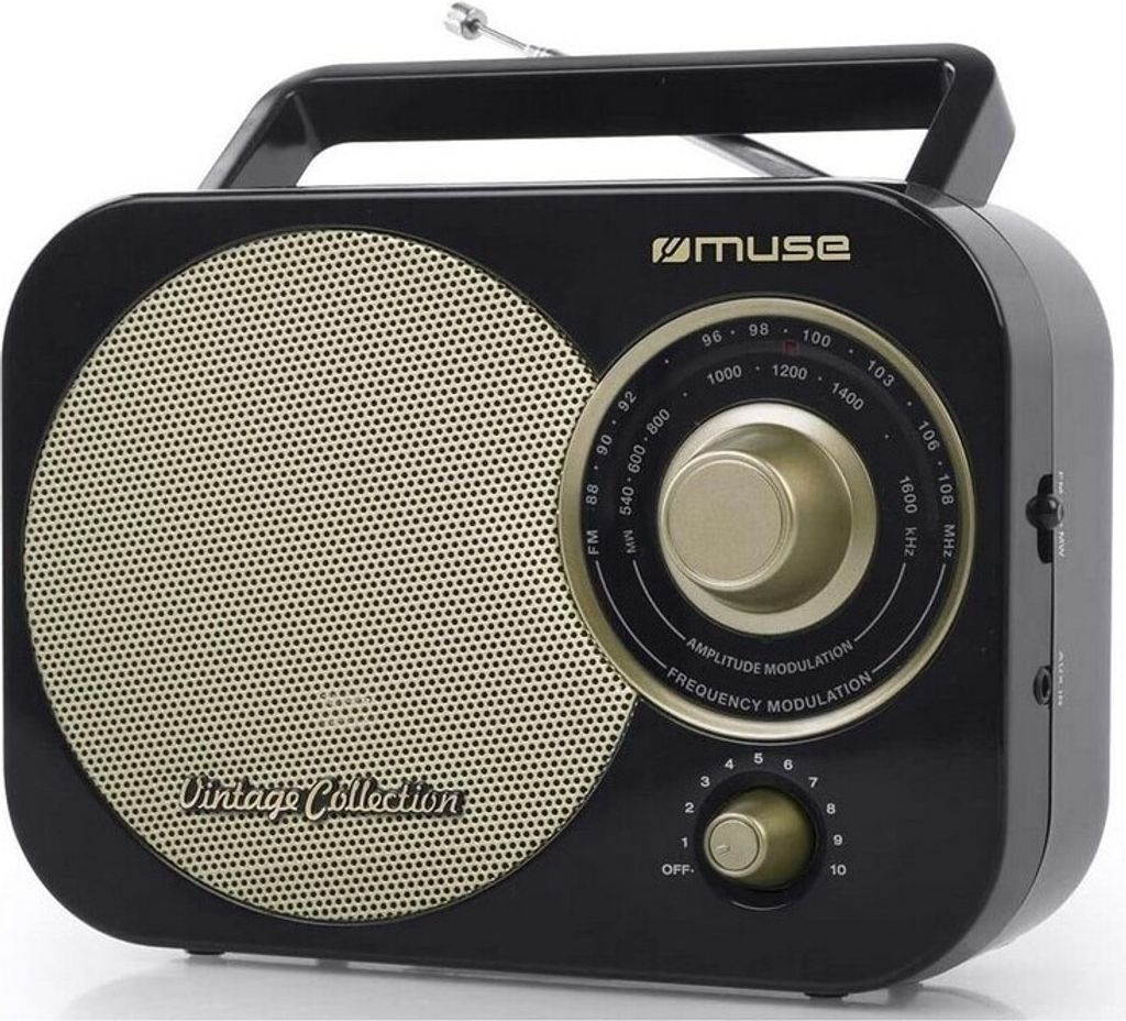 Radio portatile analogica nera Muse M055RB Immagine del prodotto 
