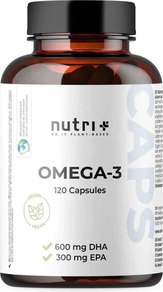 Nutri+ Omega 3 Vegan 120 Kapseln