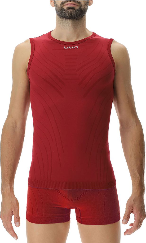 UYN Motyon 2.0 ärmelloses Funktionsshirt Herren R627 - sofisticated red L/XL