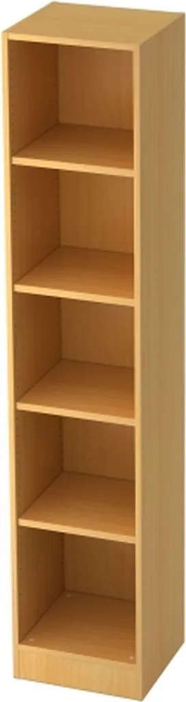 Étagère de bureau HAMMERBACHER 6040 hêtre avec 4 tablettes fixes