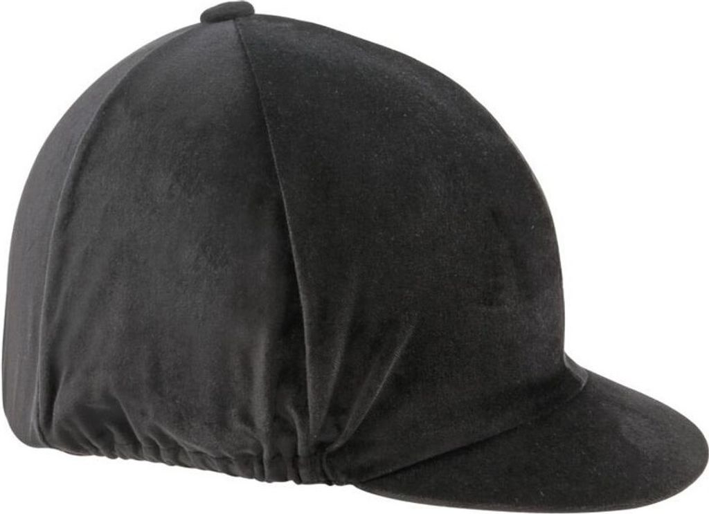Shires - Helmüberzug, Samt ER629 (L) (Schwarz)