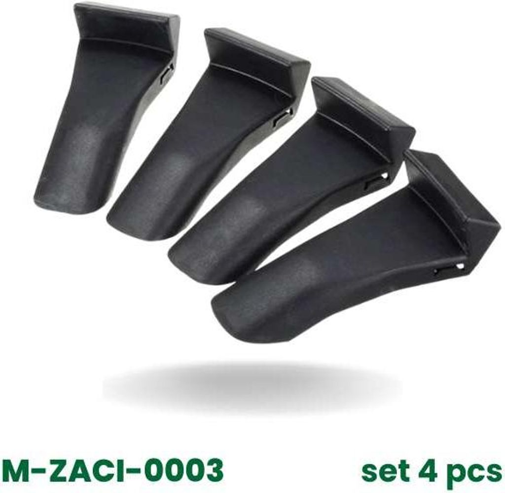 Lange Klemmbackenabdeckungen aus Kunststoff (4 Stück)