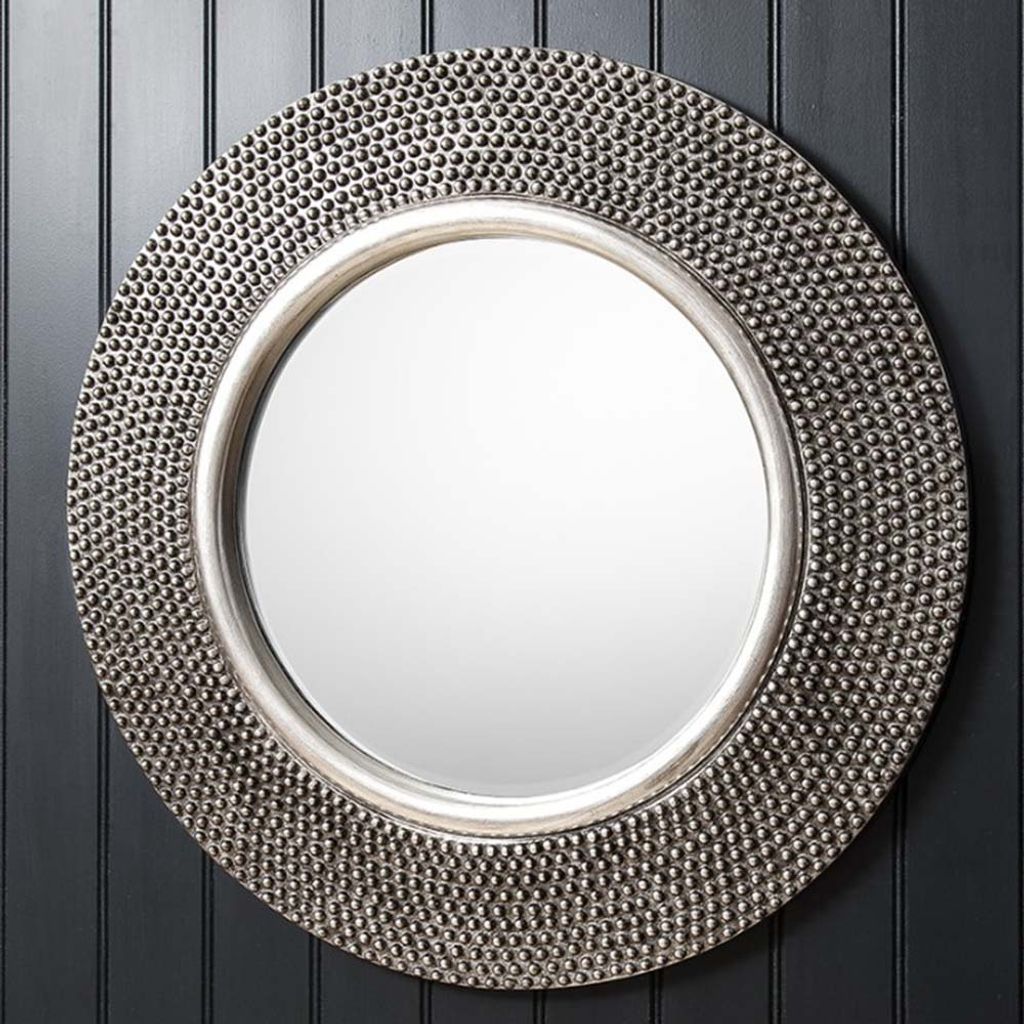 Milton & Oldbrook Wandspiegel Ø 80 cm Zurich Grau Produktbild 
