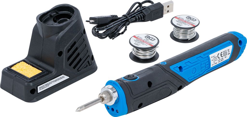 BGS 74485 Akku-Lötkolben, 8 W, mit Ladestation Produktbild 
