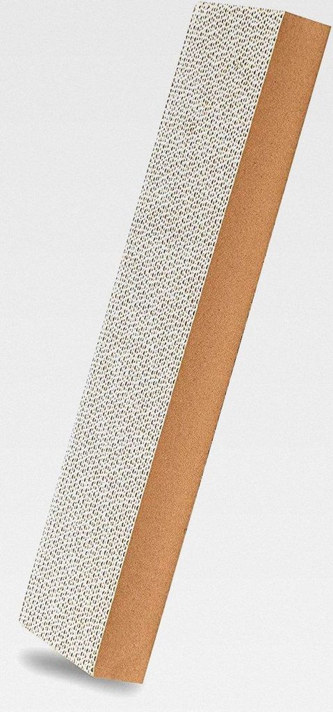 Kratzpappe Gerade I 46 x 12 x 4,5 cm I mit Aufstellfunktion I stabile Pappe I für die tägliche Krallenpflege I zum Kratzen I