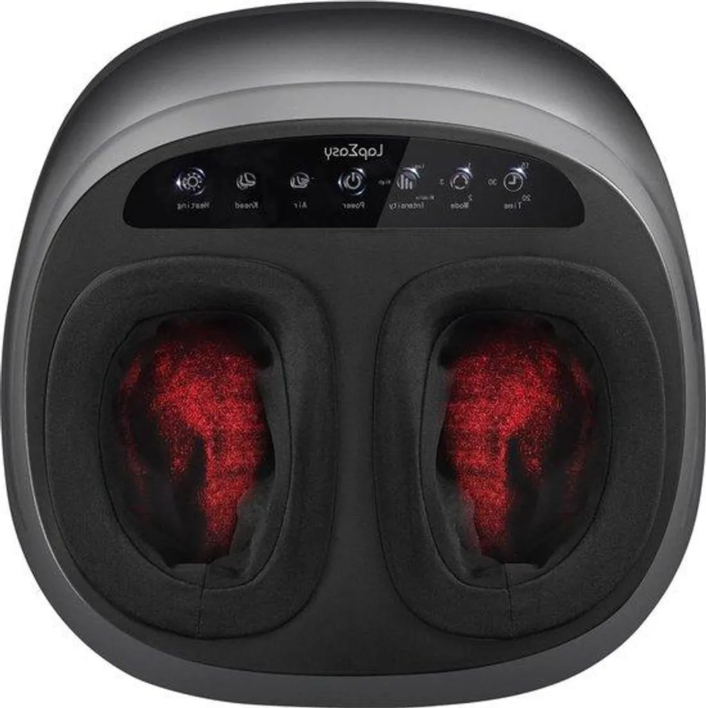 Masseur pieds détente intense compression d'air et chaleur pour le soir