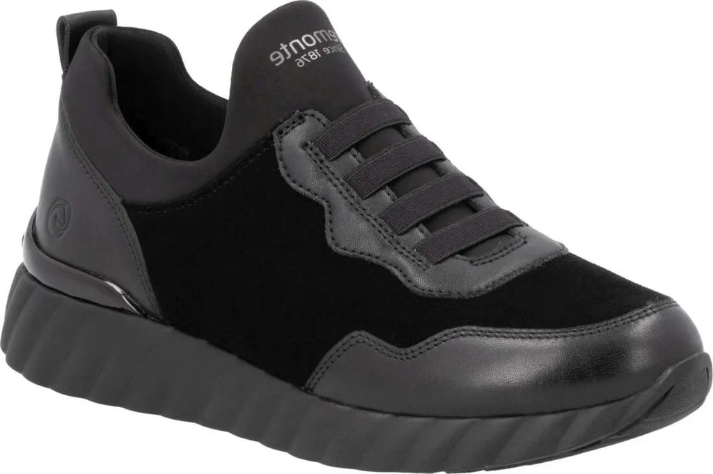 Chaussures de ville Remonte D5911-02 baskets noires femme pointure 36