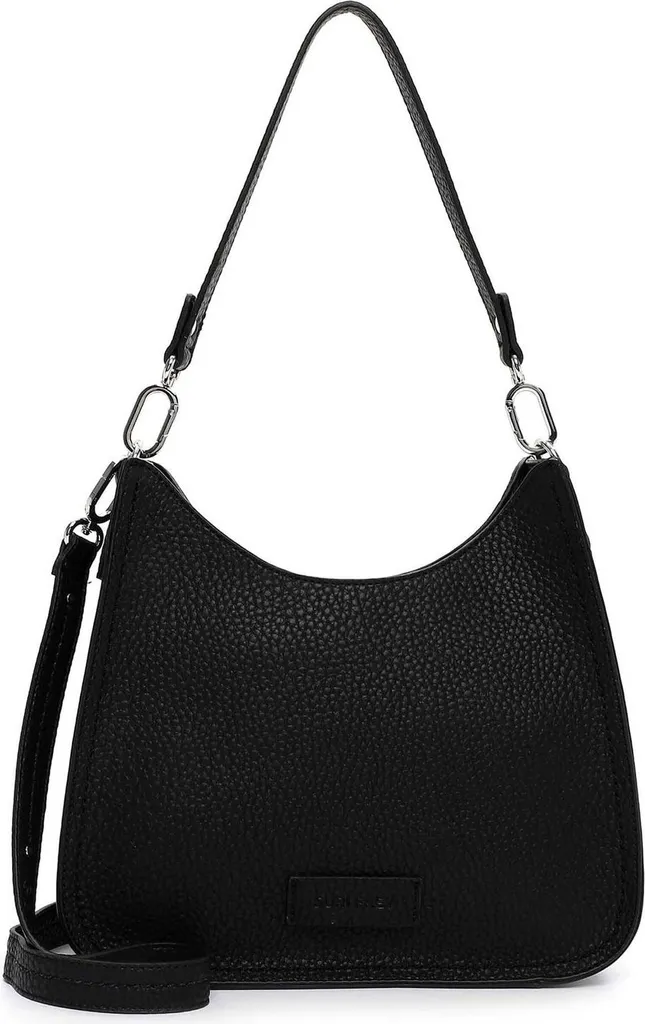 Sac sacoche SFY Berly SURI FREY noir avec bandoulière réglable et amovible