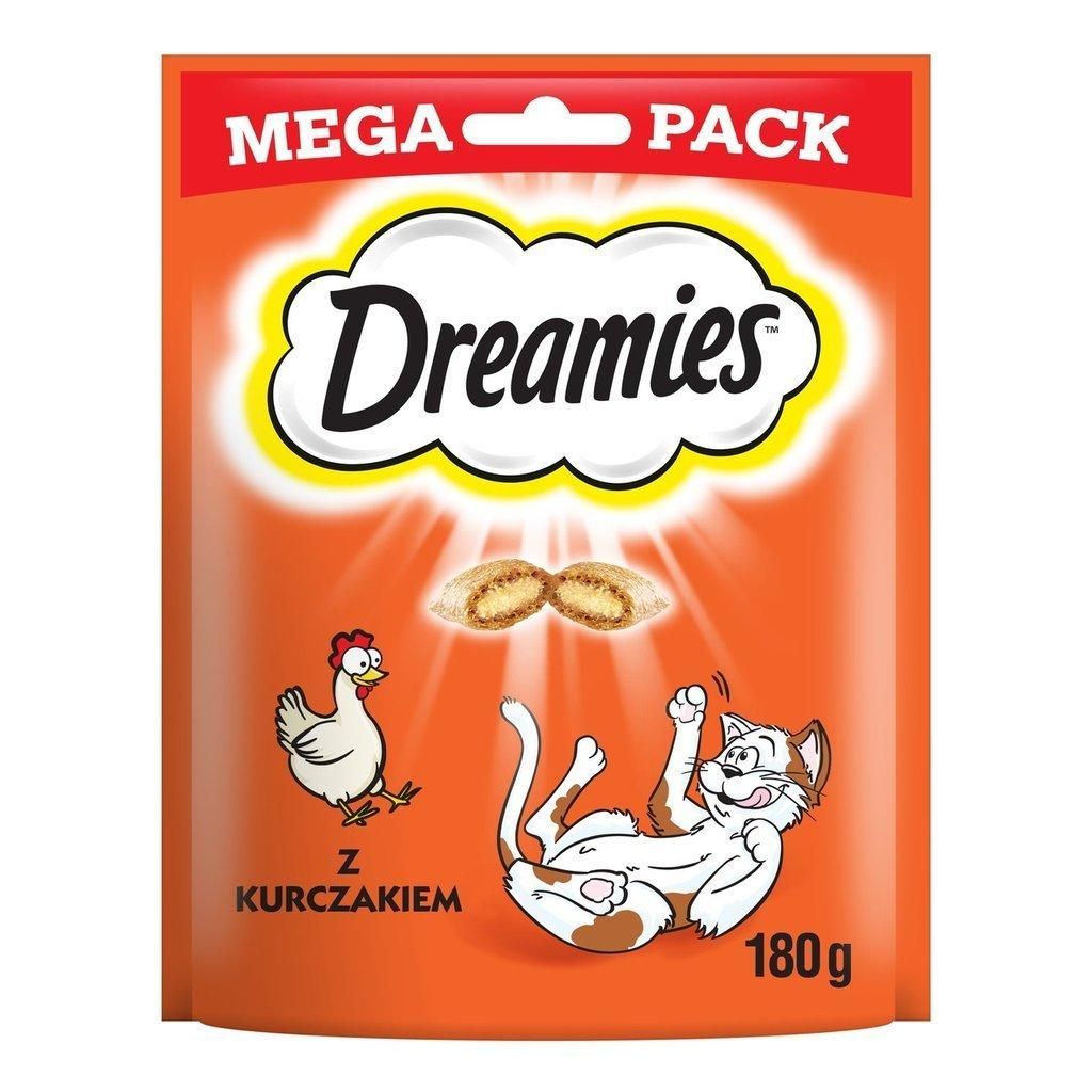 Dreamies Katzenleckerli mit leckerem Huhn 180g Produktbild 