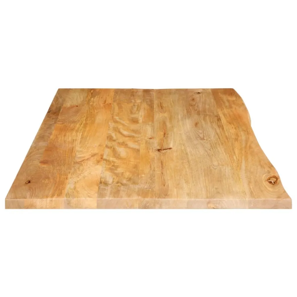 Piano Lavoro Legno Massiccio Mango 110x60x3,8cm Bordo Vivo vidaXL - 3