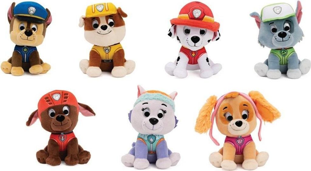 Paw Patrol: Eroi di peluche 15cm mix Immagine del prodotto 