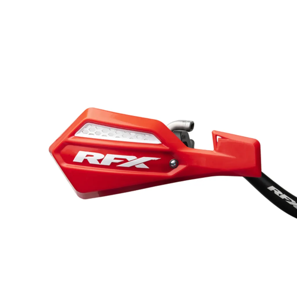 RFX 1 Protège-mains Rouge et Blanc avec Kit de Fixation Universel