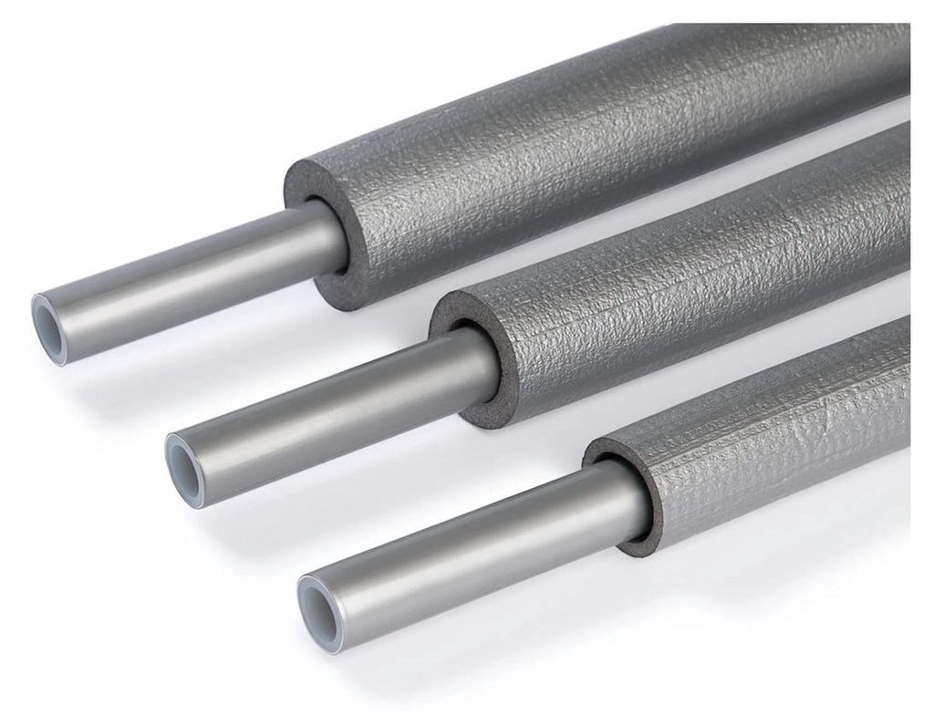 REHAU Universalrohr RAUTITAN flex 16 x 2,2, in runder Dämmung 9 mm, Bund mit 50m, 1 Stk.