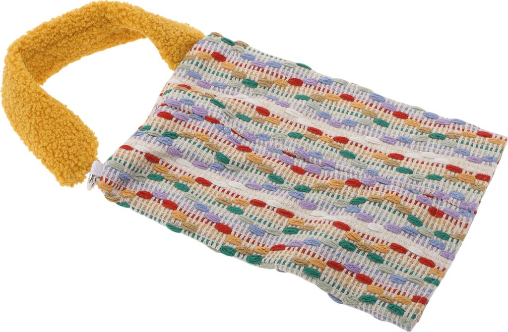 Autotaschentuchhalter Autotaschentuchbox Organizer Jacquard Farbe Gewebtes Lichtbrett Plüsch 10.24"x6.69"x1.18" Orange 1 Stück