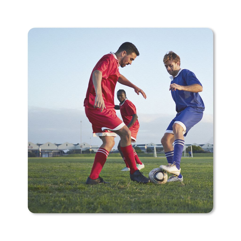 MuchoWow Mauspad Mousepad Fußballspiel 30x30 cm - Mousepads - Maus Mat - Pad - Mausunterlage - Gaming