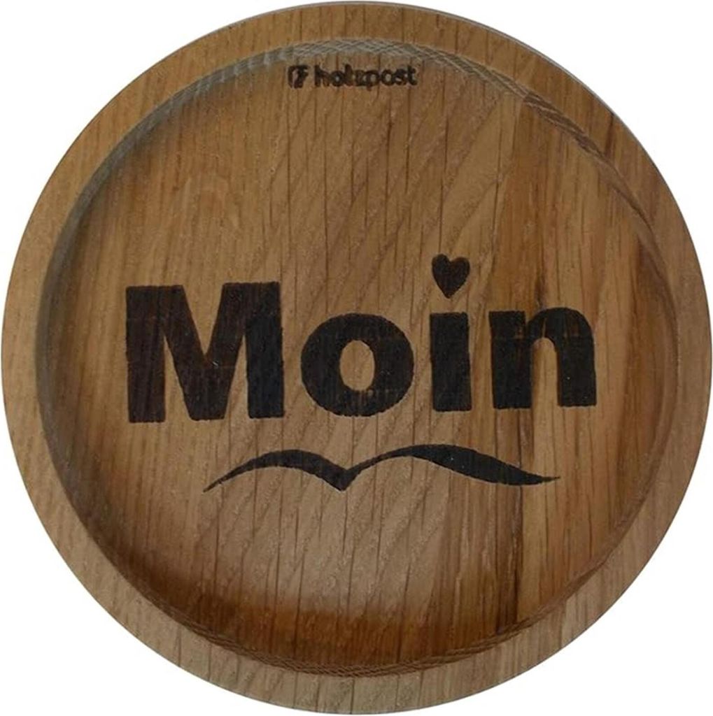 holzpost Untersetzer Santé Eiche 11,2cm