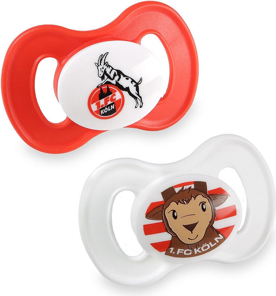 1. FC Cologne tétine set de 2, 0-6 mois Image du produit 