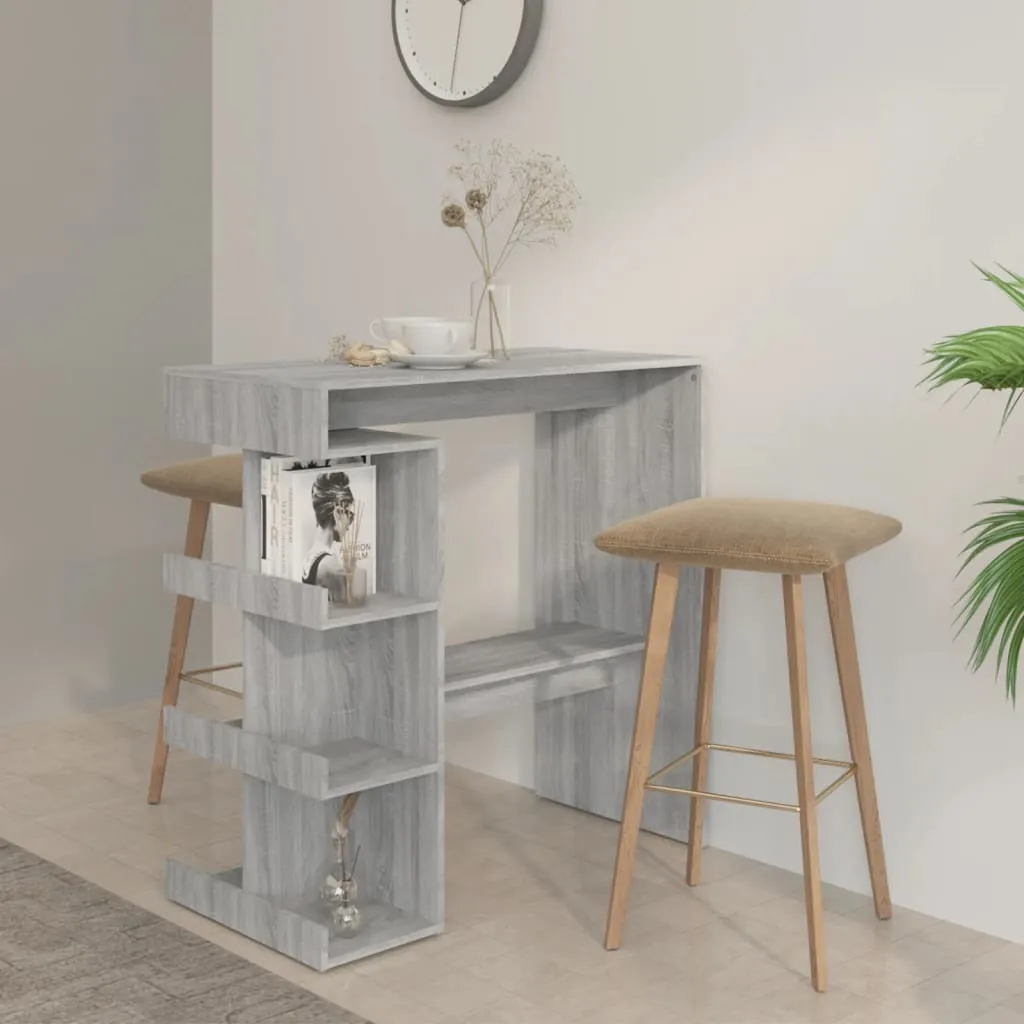 Maison Exclusive Tavolo Bar Grigio Sonoma 100x50x101,5 cm - Offerta