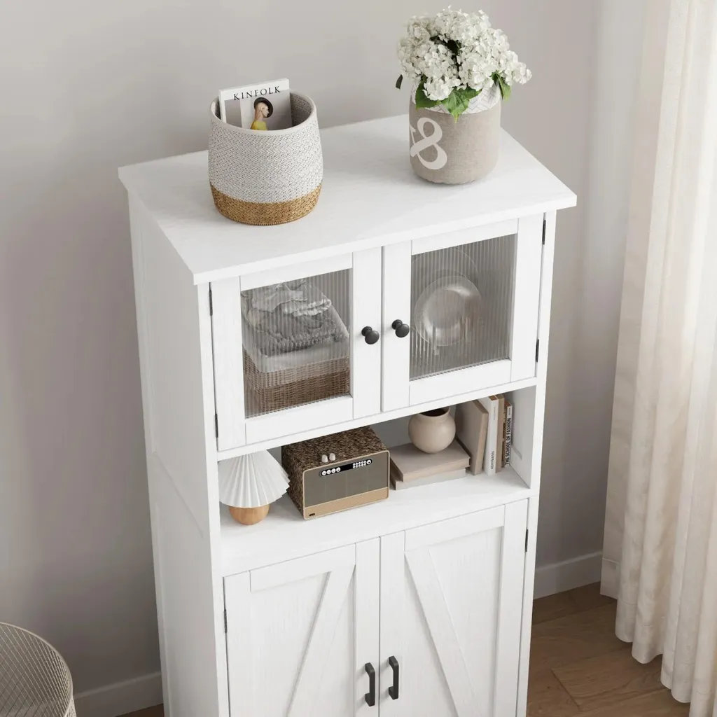 Armoire de rangement compacte blanche : optimisez vos petits espaces - 8