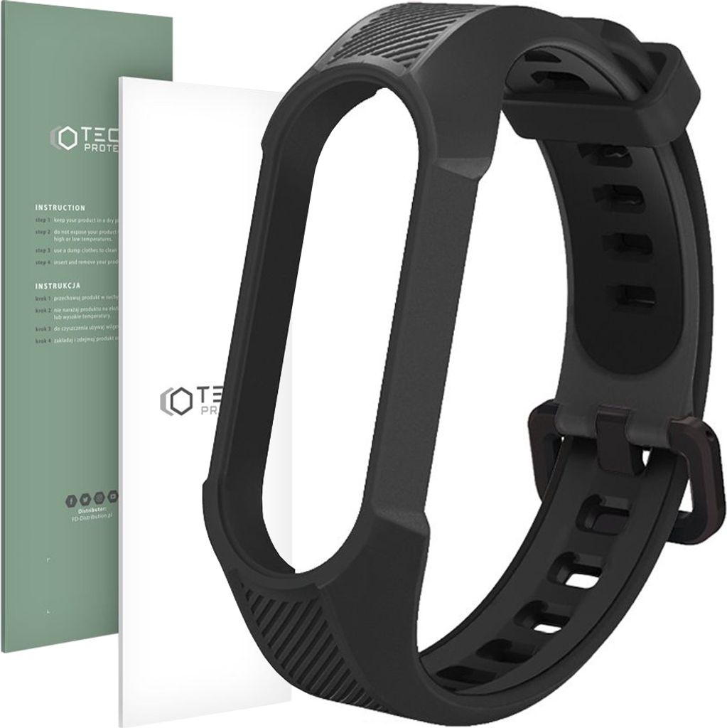 Tech-Protect Armor Xiaomi Mi Smart Band 5/6/6 Nfc Schwarz