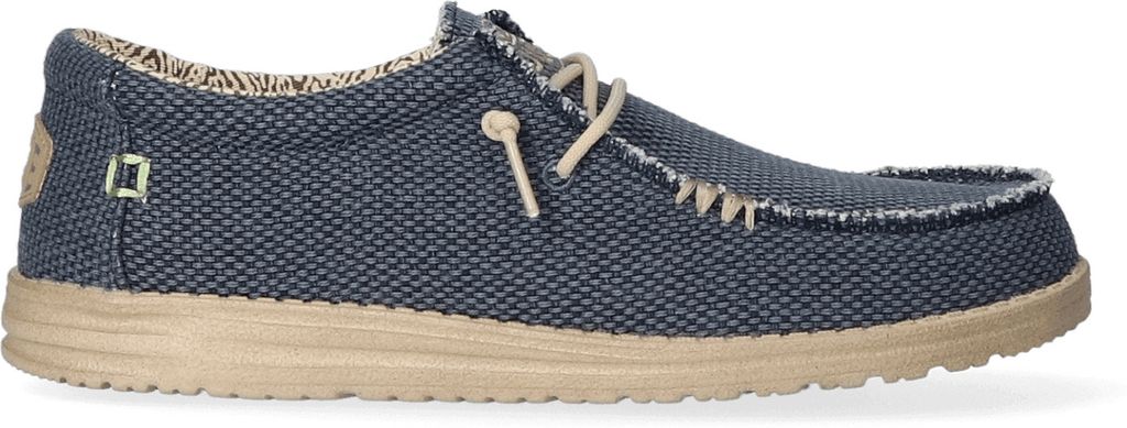 HEYDUDE Wally Braided Herren Halbschuhe Blue Night Größe 47 Produktbild 