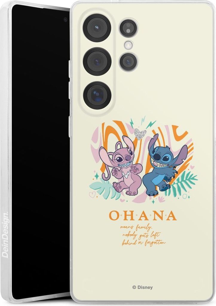 DeinDesign Handyhülle für Samsung Galaxy S25 Ultra Silikon Hülle Case Smartphone Schutzhülle Disney Offizielles Lizenzprodukt Lilo & Stitch