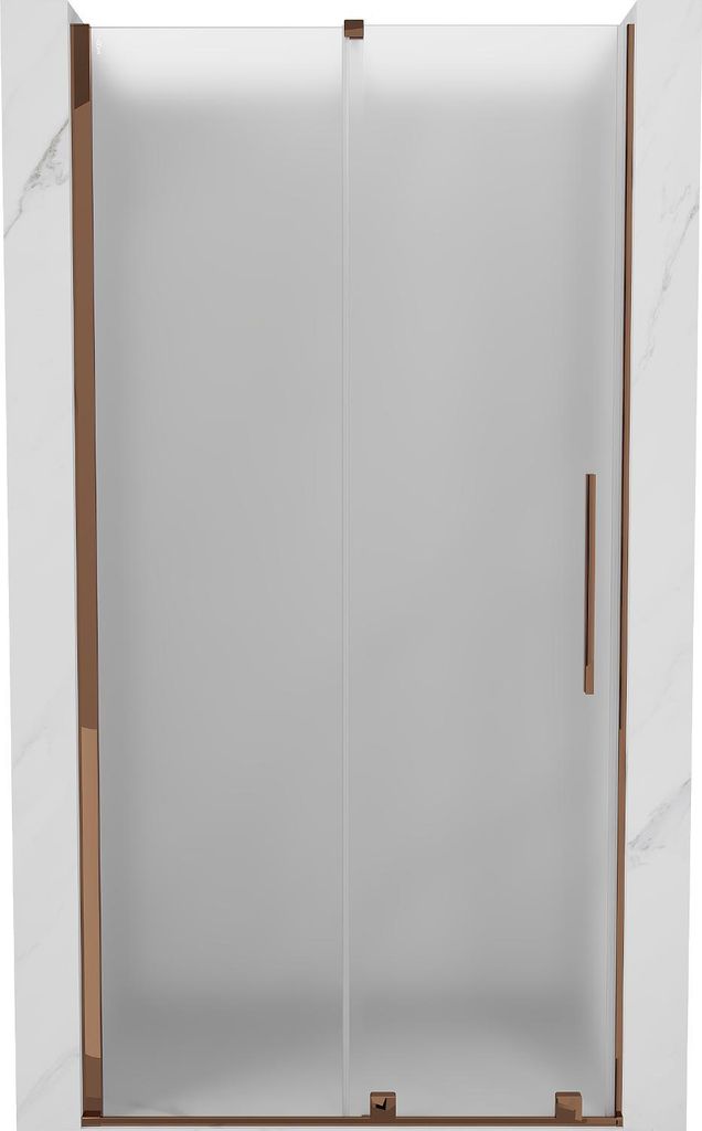 Mexen Velar Schiebeduschtür 120 cm, matt, Roségold - 871-120-000-31-60