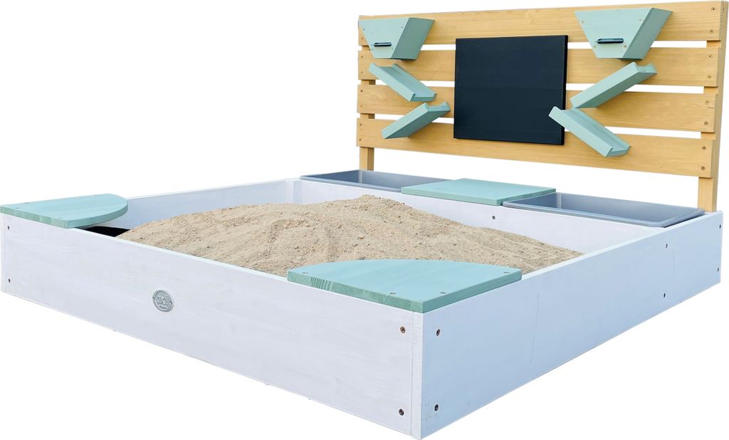 AXI Cato Sandkasten aus Holz mit Behältern für z.B Wasser, Produktbild 