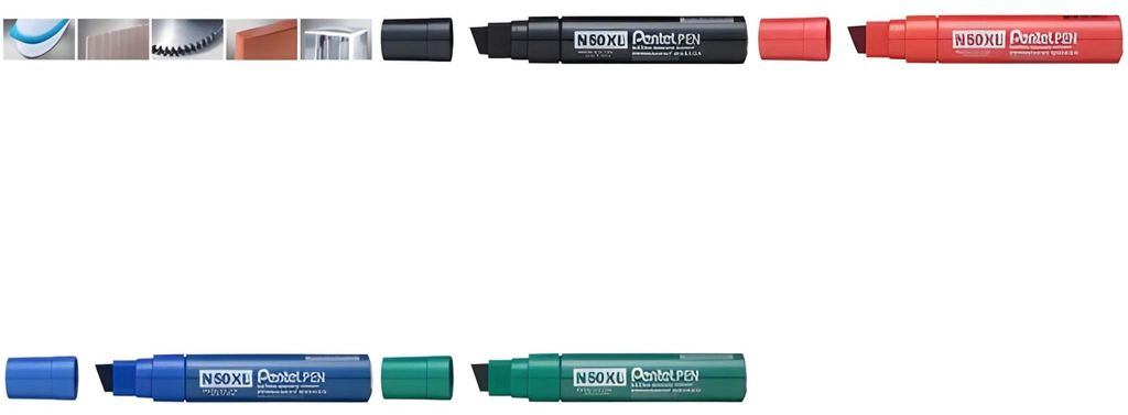 Pentel Permanentmarker 11,0-17,0 mm bl Produktbild 
