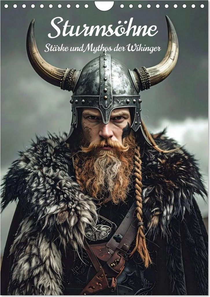 Sturmsöhne Stärke und Mythos der Wikinger (Wandkalender 2027 DIN A4 hoch), CALVENDO Monatskalender