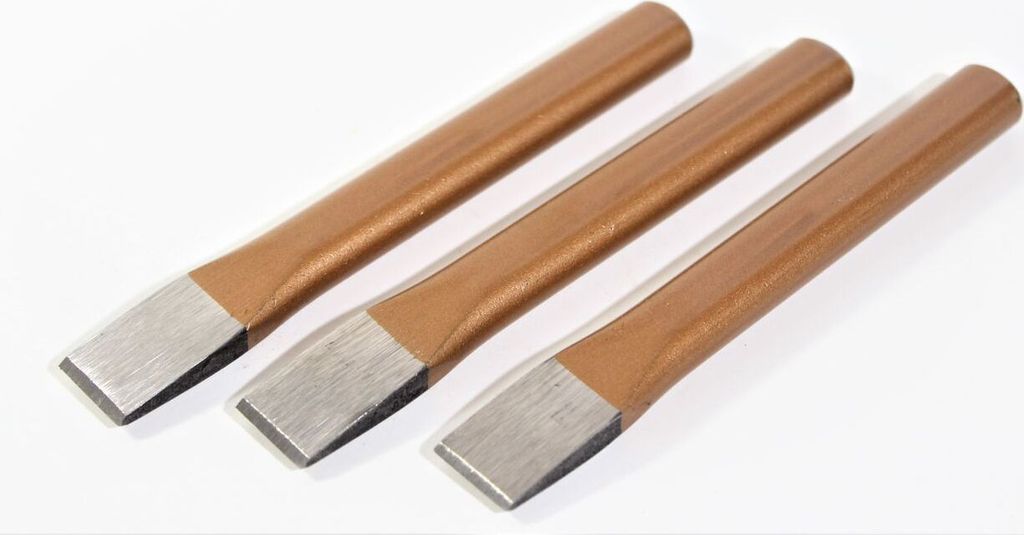 3x RENNSTEIG Flachmeißel C.V. 150x17x11 mm ...