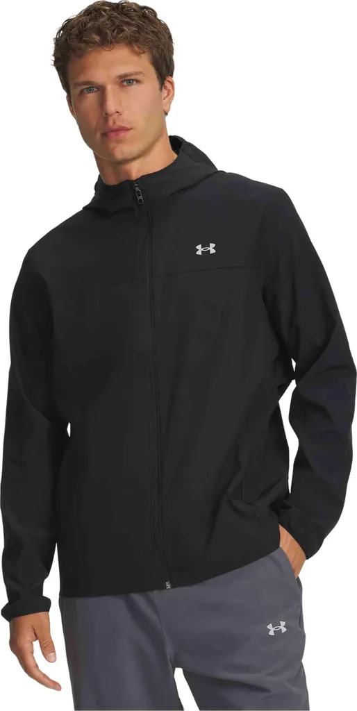 Veste Under Armour 6005897-001 noire taille S pour le running