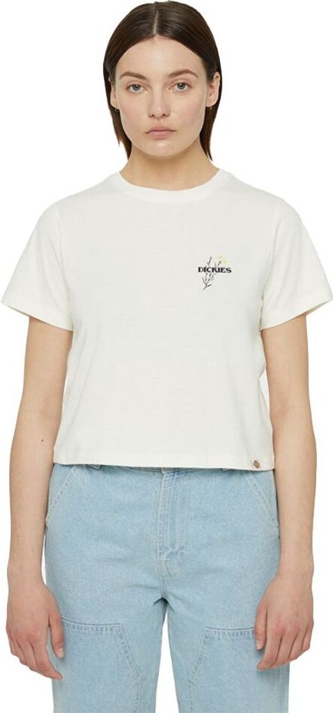 Dickies Herndon Kurzarm-t-shirt Beige S Frau Beige S