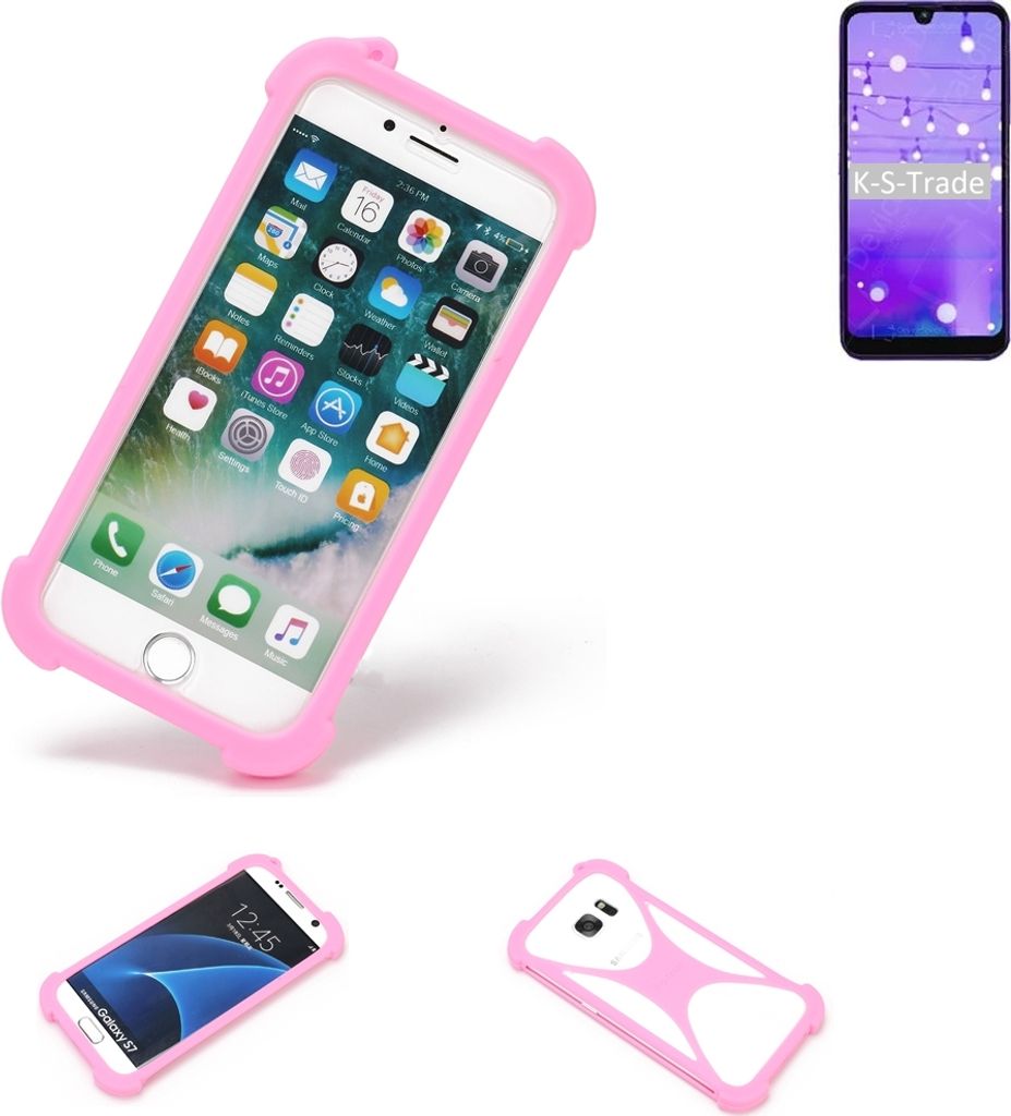 K-S-Trade Handy Hülle kompatibel mit LG Electronics W11 Schutz Hülle Bumper Silikon Schutz Hülle Cover Case Silikoncase Silikonbumper TPU Softcase