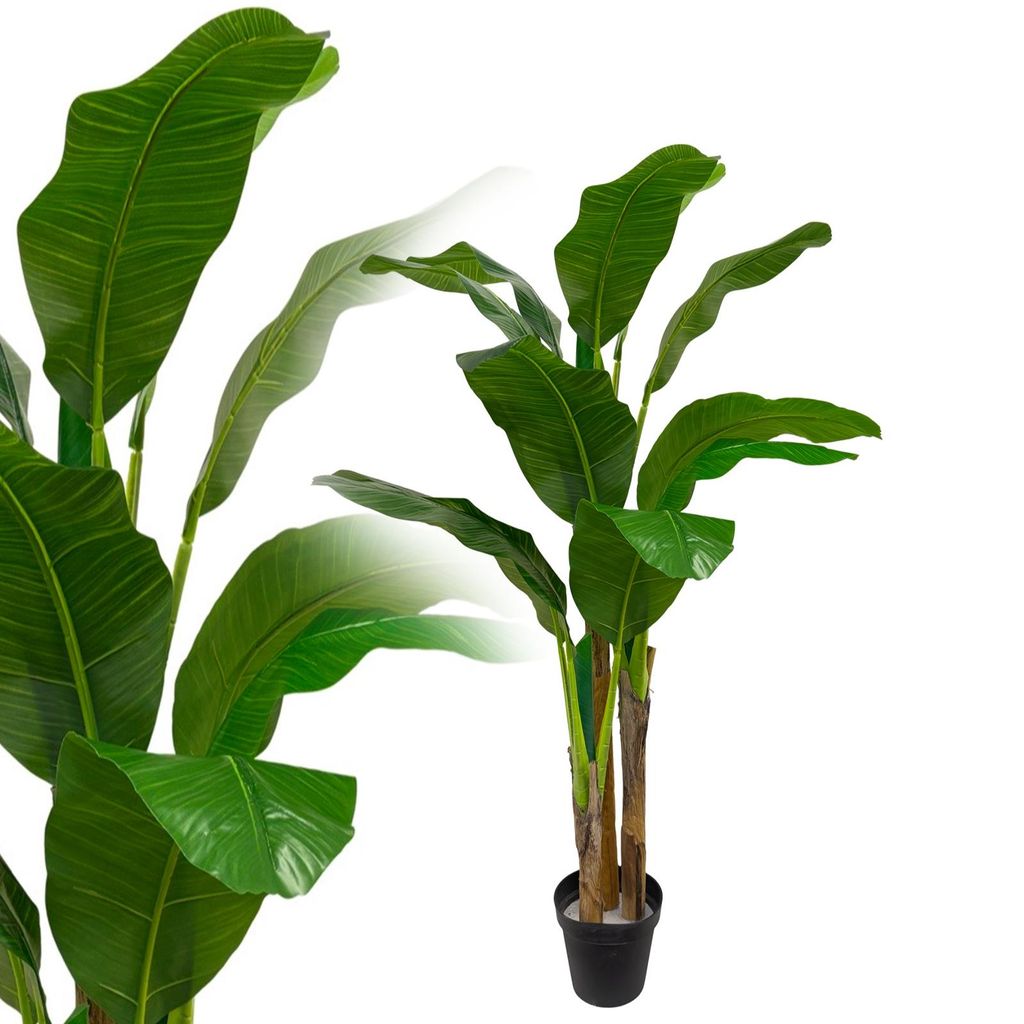 Bananenpalme 180 cm Künstlich wie echt Bananenbaum Produktbild 