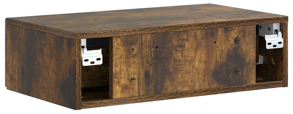 Table d'appoint murale en bois d'ingénierie robuste et chic