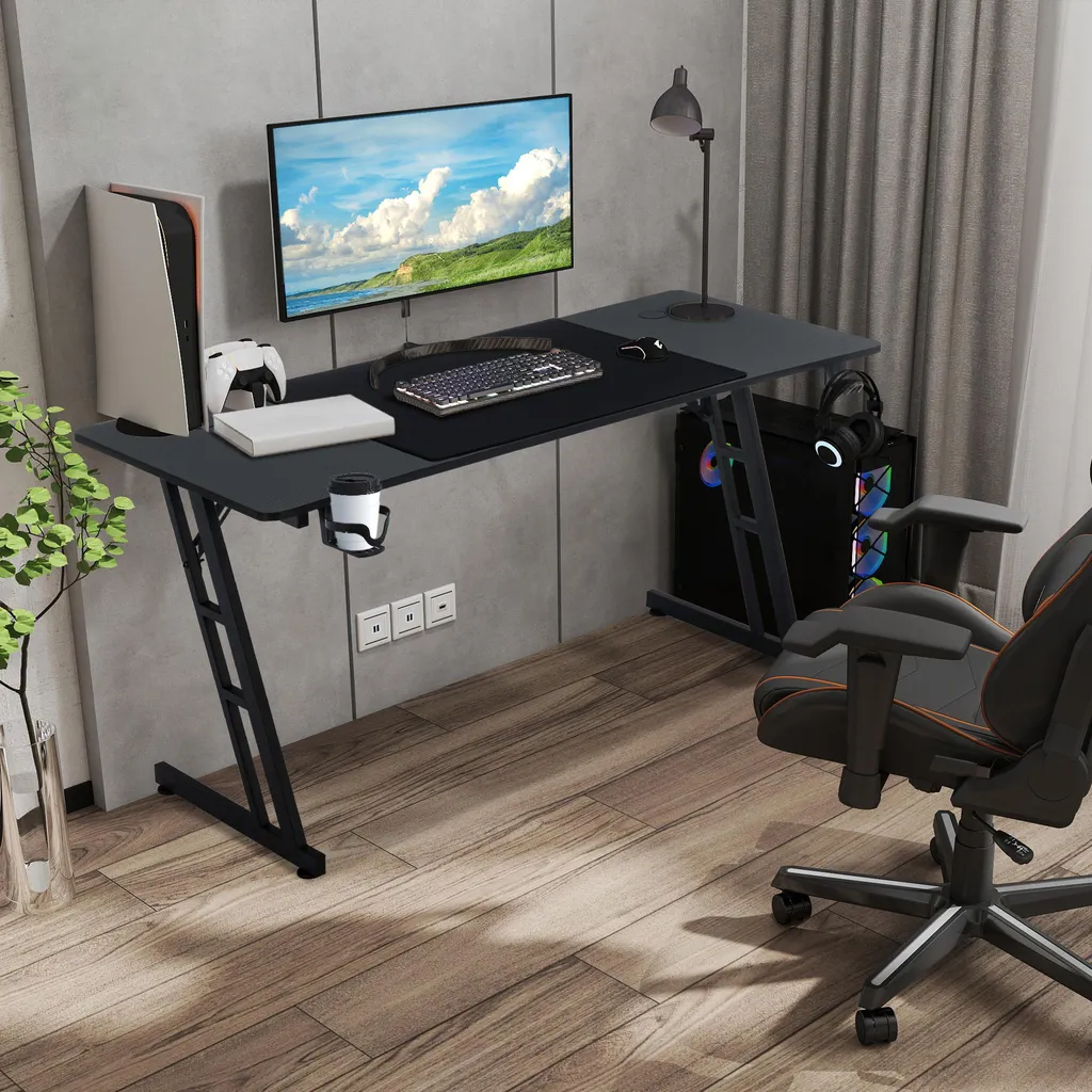 AufuN 140 x 60 cm gamingtafel, gamingbureau