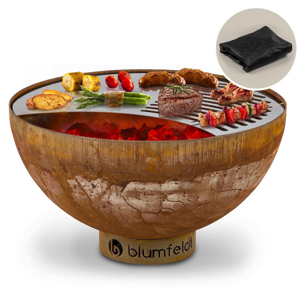 BlumfeldtSavage, palenisko ogrodowe z grillem, Ø 60,5 cm, Zdjęcie produktu 
